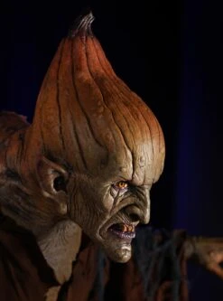 Pumpkin Witch -Distortions Unlimited Shop pumpkin witch halloween prop side face