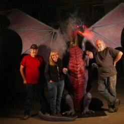 Winged Dragon -Distortions Unlimited Shop winged dragon animatronic Distortions crew